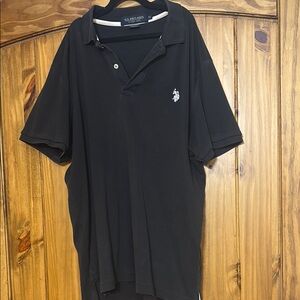 U.S. Polo Assn. Men's Black Polo Shirt